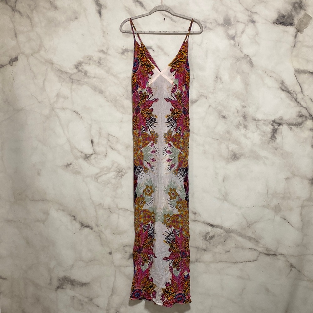 NWT Free People Wildflower Maxi Slip Dress - Picture 3 of 16